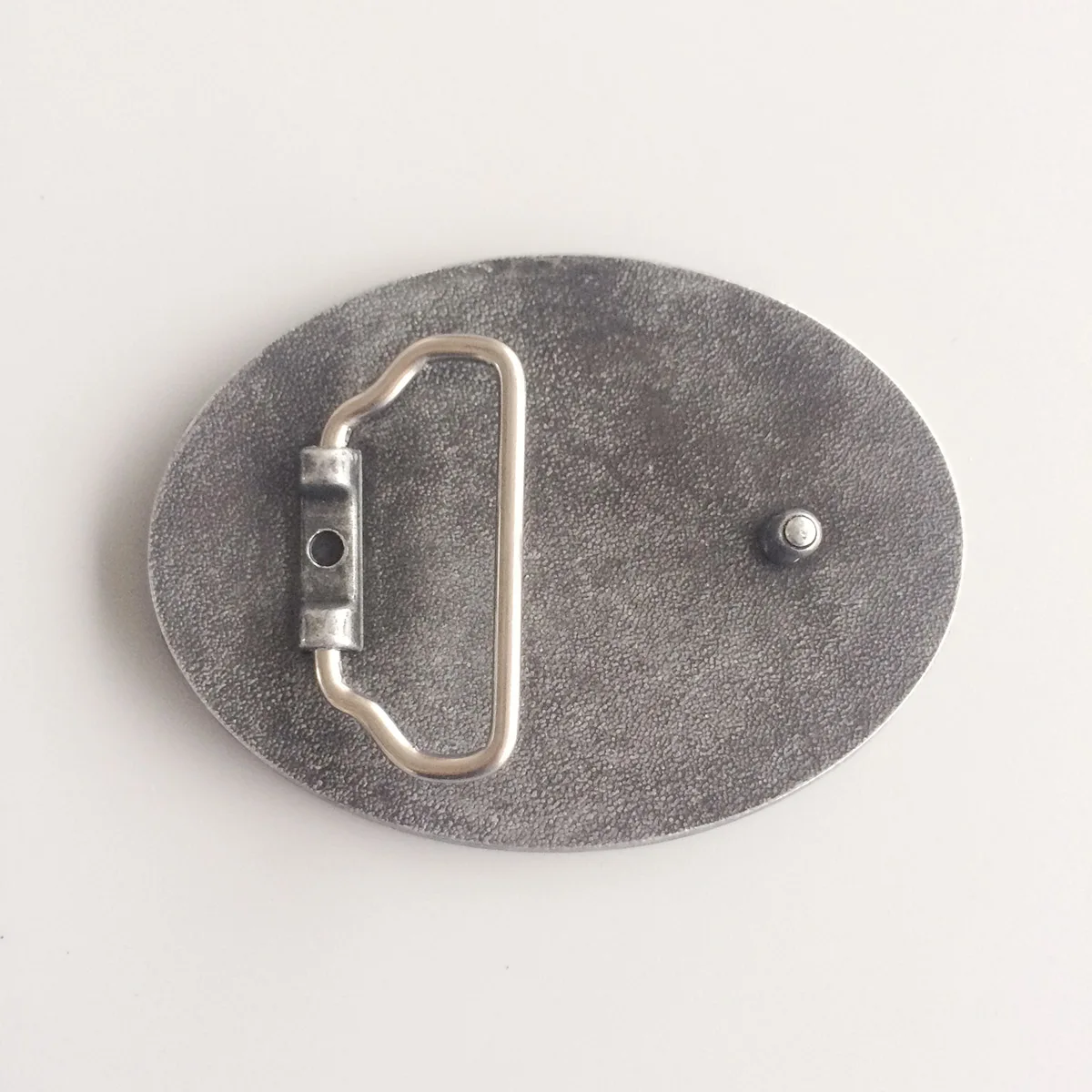Distribute Belt Buckle Antique Brushed Silver Oval Blank Belt Buckle also Stock in US BK-BL012AS Free Shipping