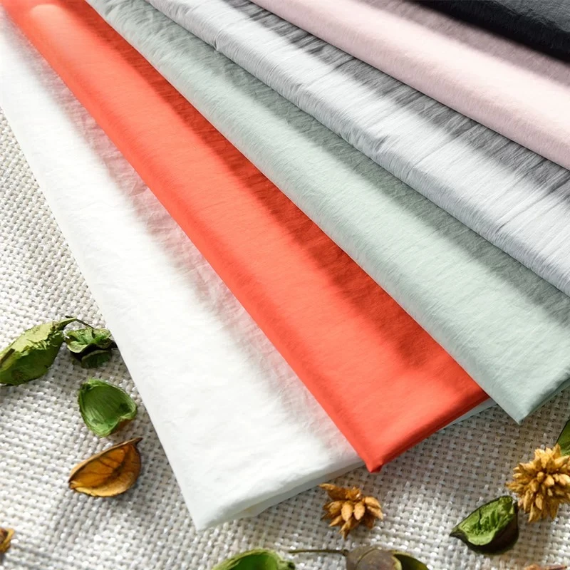 40D Waterproof Matte Down Jacket Fabric Per Meter for Windbreaker Vest Cotton-padded Coat Diy Sewing Cloth Lightweight Warm Soft
