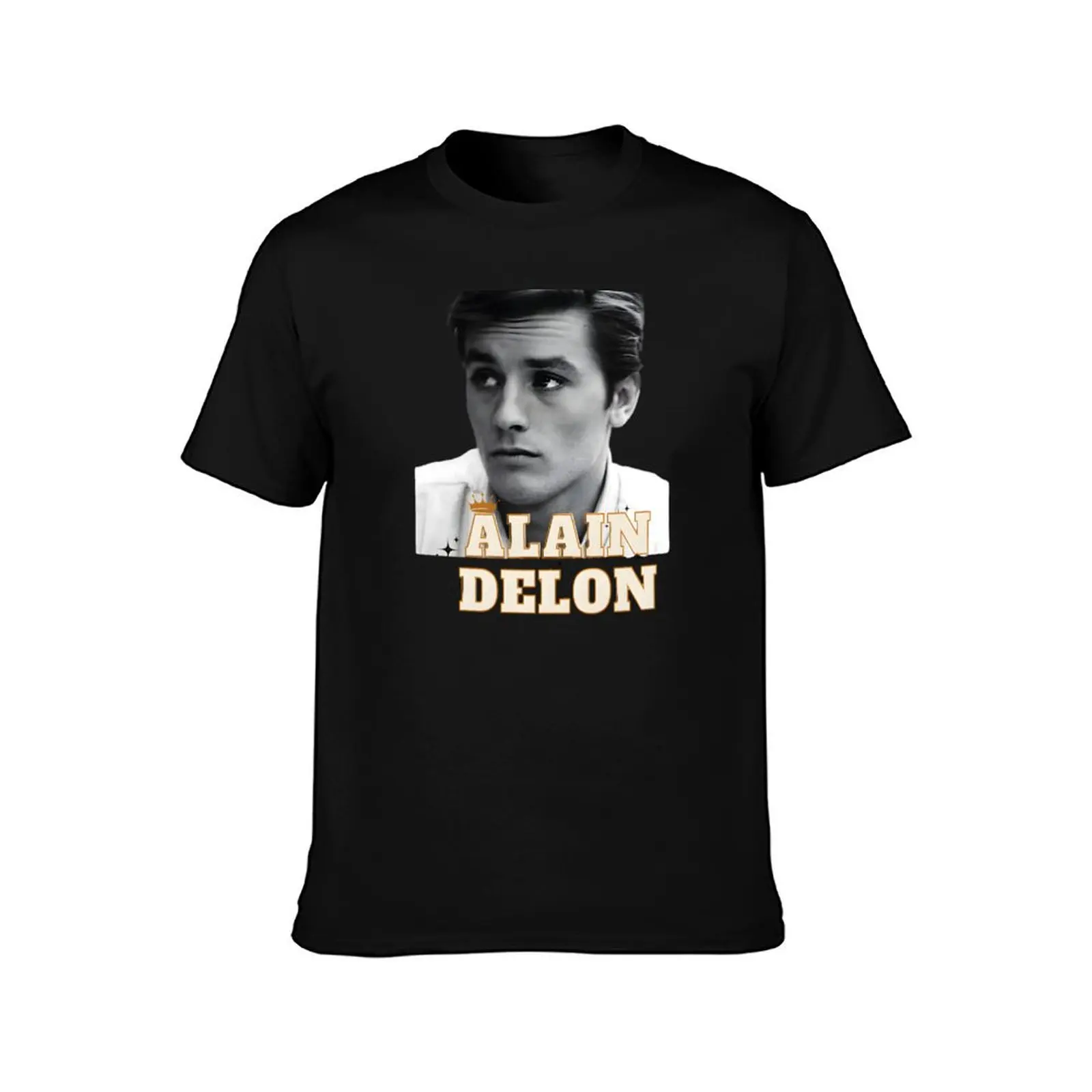 classic actor Alain Delon Pop Art T-Shirt Summer Casual Cotton Tee Oversized Streetwear Tops Vintage Graphic Print