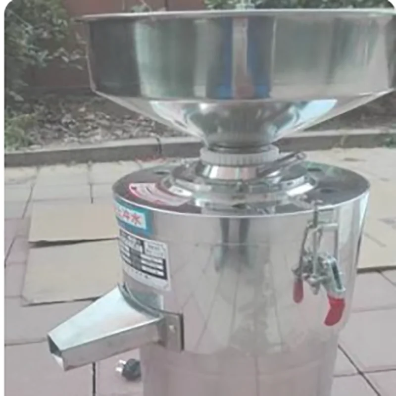 220V Refiner Soymilk Maker Commercial Automatic Soybean Milk Fiberizer Soy Milk Machine Dregs Separater Splitter