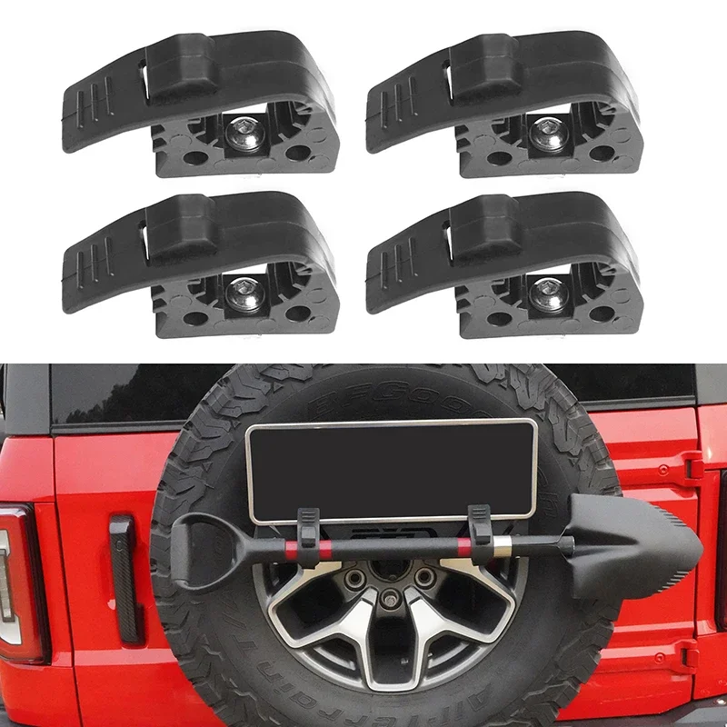 

Shovel-shaped roof rack mounting kit, rubber quick-release clamps, truck off-road gear, off-road accessories