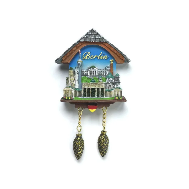 

3D Resin Fridge Magnet Germany Berlin Souvenir (TV Tower/Brandenburg Gate) Cute Magnets Home Decor Refrigerator Magnets