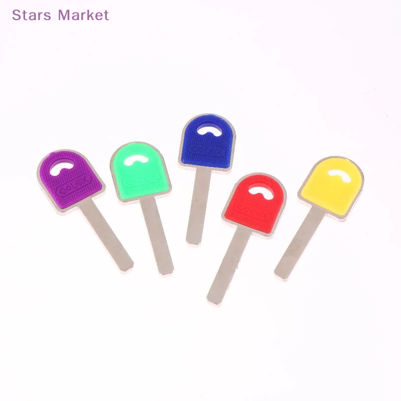 New 10pcs/lot Colored Key Blank Sccessories For Shed/Chain/Gate/Garage Key Making Mold