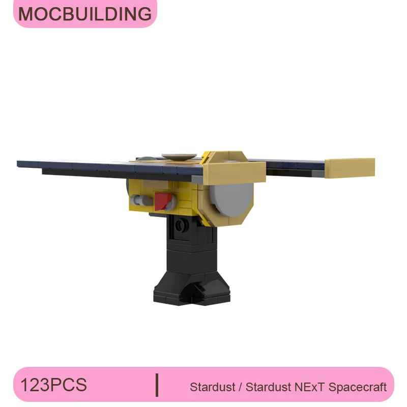 

Строительный блок MOC ﻿ Конструктор Stardust / Stardust NExT: Сборная модель космического корабля, 123 детали, для демонстрации, креативные рождественские игрушки и подарки