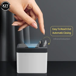 USB Electric Toothpick Holder Automatic Toothpick Dispenser Rchargeable IR Intelligent Sensor Storage Box Table Accessories