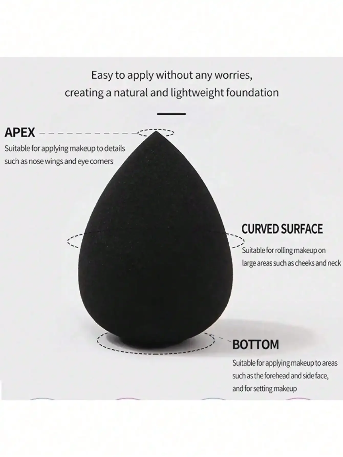 3/10/30/50/100pcs Mini Makeup Sponges, Water Drop Shaped Makeup Blenders, Makeup Sponges, Makeup Tools Set, Super Soft Sponges,