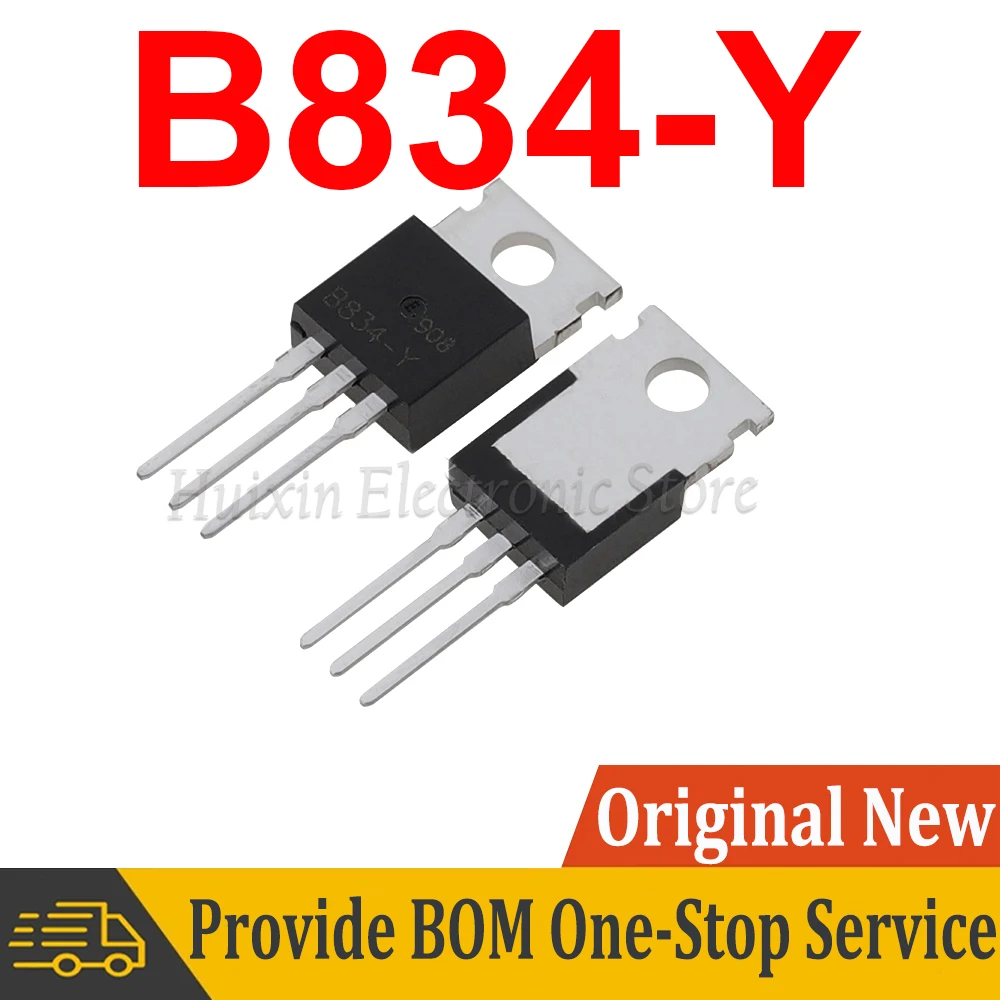 5pcs B834-Y 2SB834 B834 Silicon PNP Power Transistors TO-220 In Stock NEW Original IC