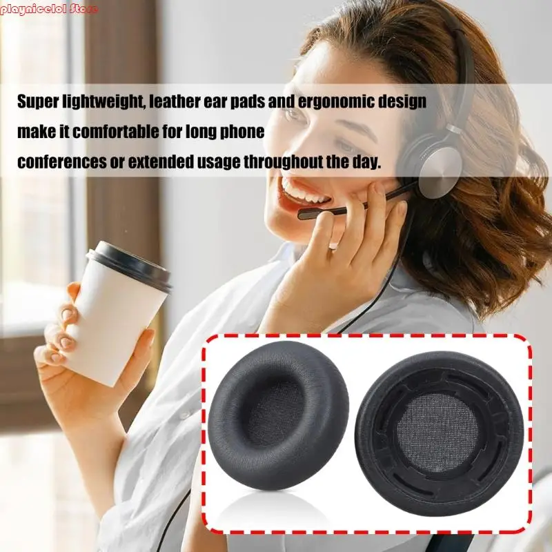 YHS34 헤드폰 귀마개 편안한 마모 용 E8BA 품질 교체 귀 쿠션