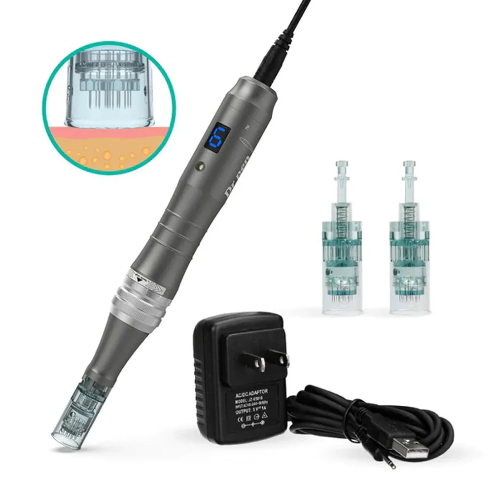 Authentic Dr pen Ultima M8 Microneedling With 22 pcs Needles Face Care Wireless Derma Pen Beuty Machine