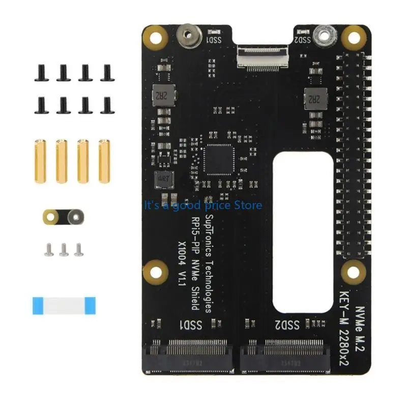  X1004 PCIe  NVMe Expansion Board Support Double 2280 Hard Drive Slot Rapid