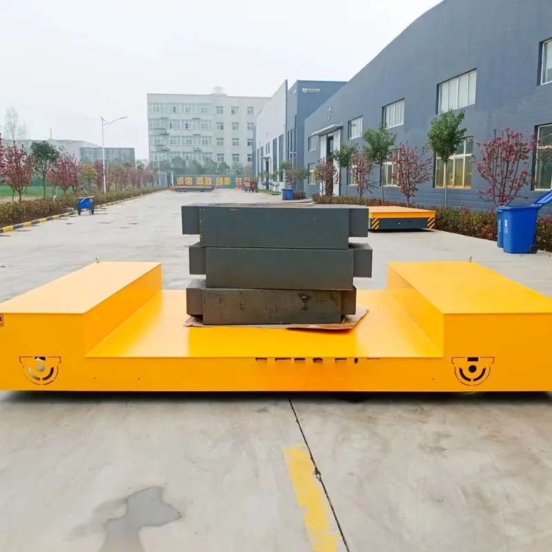 10 Tons AGV Electric Transfer Cart Battery Powered Warehouse Ro bot Remote Control Heavy Du ty Transport Trolley Vehicle