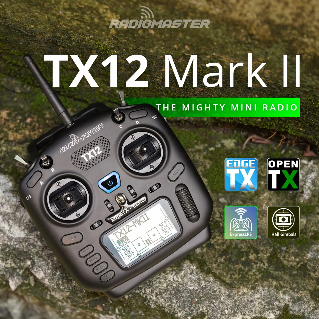 RadioMaster TX12 MKII Radio Control Transmitter 100% Original Brand New in stock - image 1 of 5