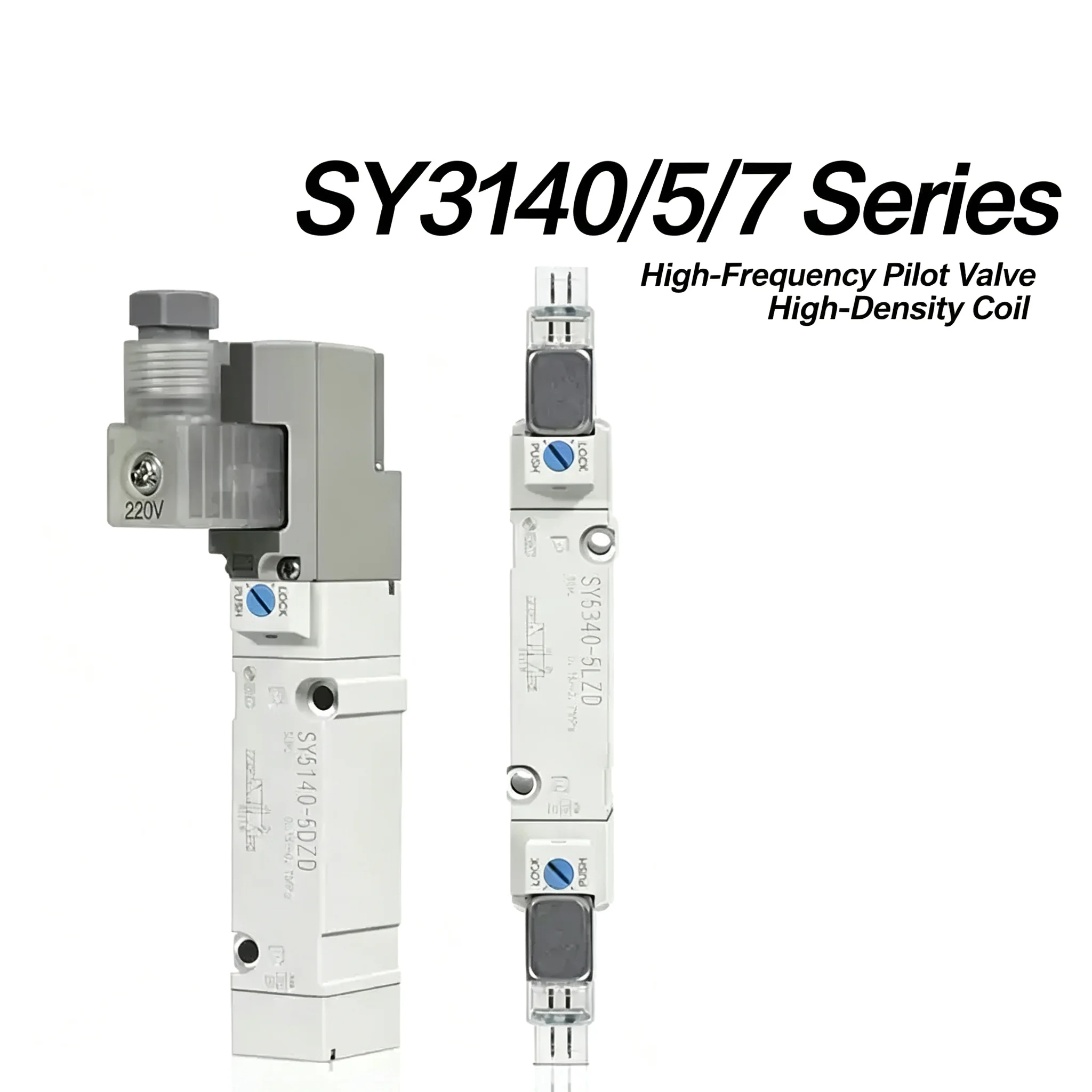 SY Series Solenoid Valve SY3140-5LZD SY5140-5LZD SY7140-5LZD