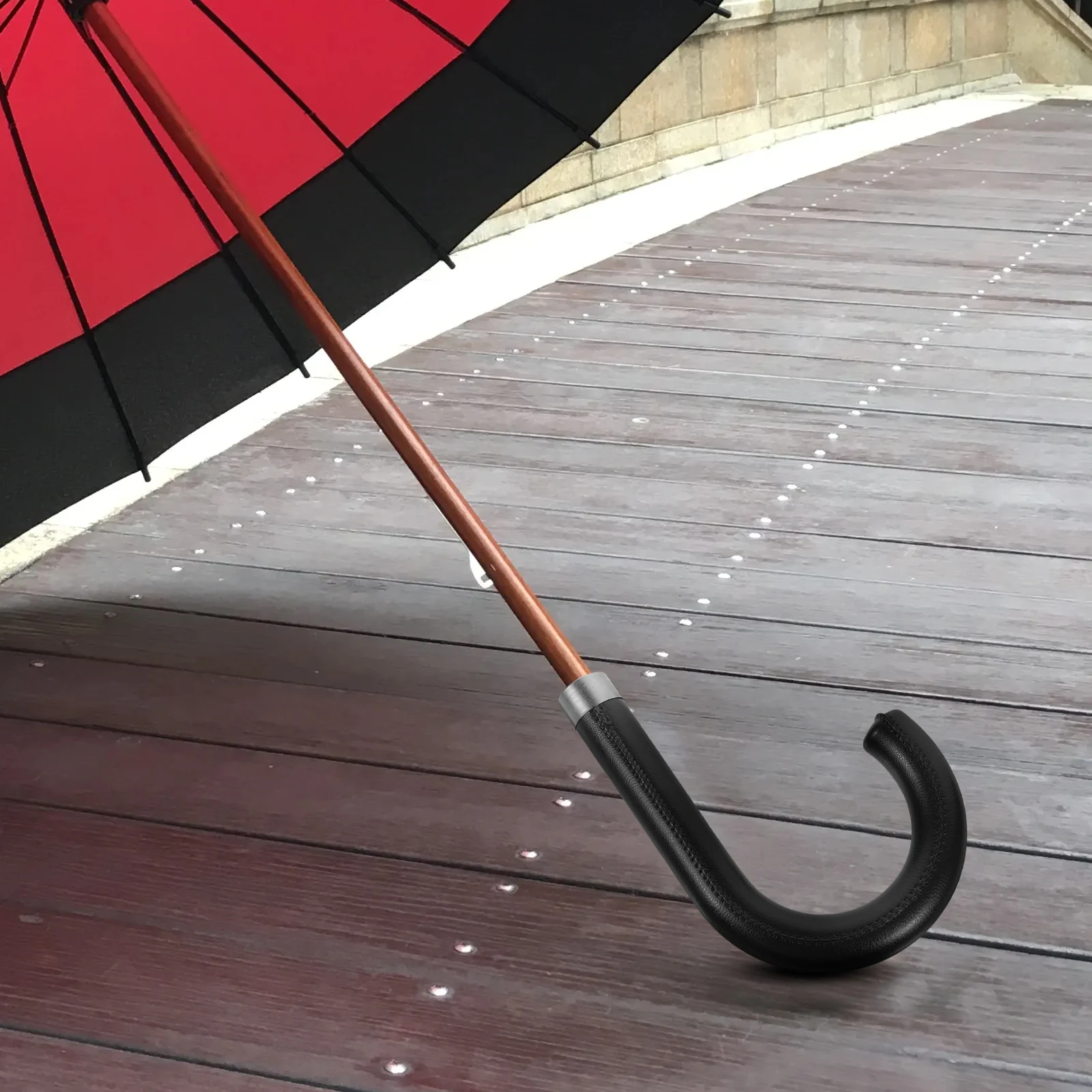 

Umbrella Handle Replacement 18 19mm Frosted Half Wear Foldable Repair Parts Daily Use UV Rain Compact Grip