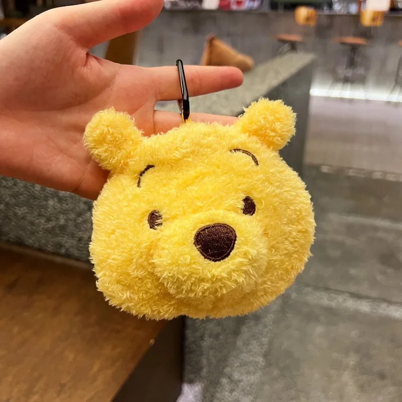 Disney Cartoon Cute Winnie the Pooh Foldable Portable Eco-Friendly Shopping Bag Large Capacity Storage Carrying Vest Tote Bag