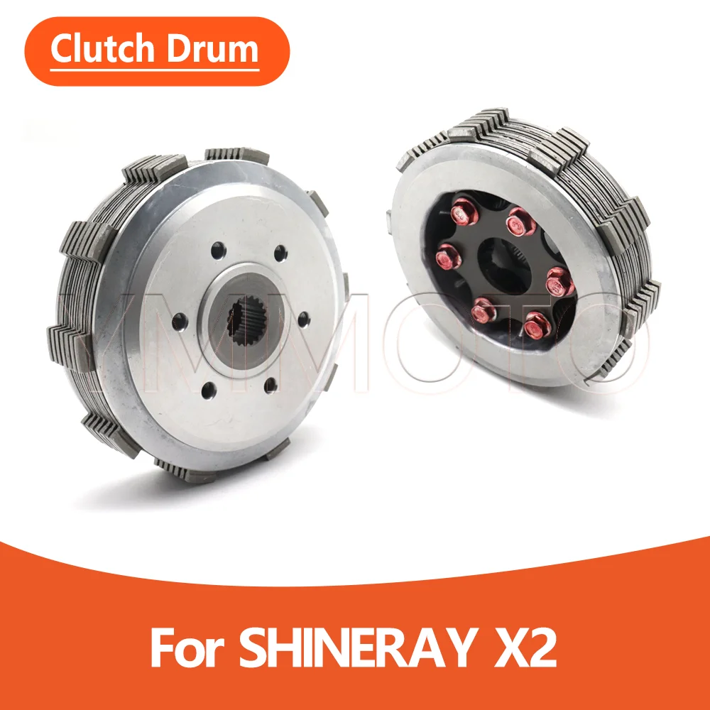 

For SHINERAY X2 Motorcycle Engine Clutch Assembly Disc Plate Clutch Drum Kit Replacement Part