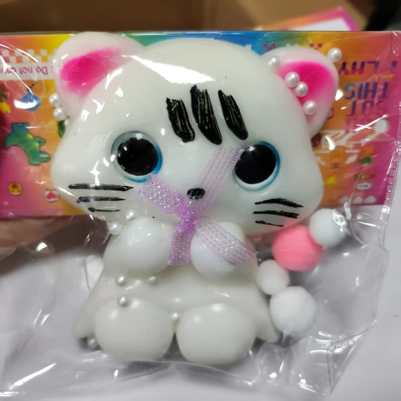 

1 шт. милый белый котенок сенсорная игрушка