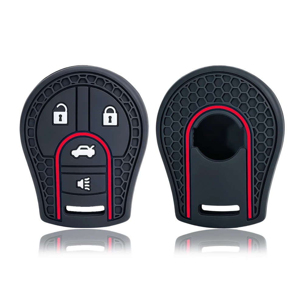 Silicone Car Key Case Cover For Nissan Tiida Terrano Cube Pathfinder Rogue 2012 Maxima Altima Sentra Juke Micra Qashqai March