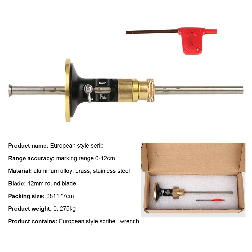 Wysoka precyzja nowy europejski styl Scriber stolarka równoległa linia do obróbki drewna Scriber ostrze narzędzia do trasowania