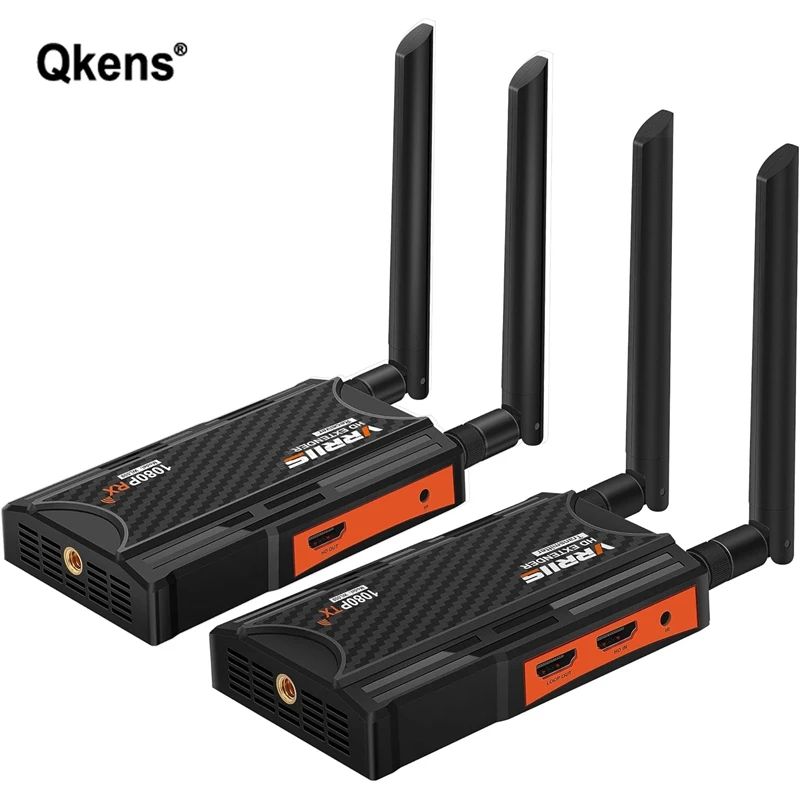 400m Wireless Extender 1 2 3 4 5 Screen Share Wireless HDMI Video Transmitter and Receiver for TV Box Camera PS4 Laptop PC To TV