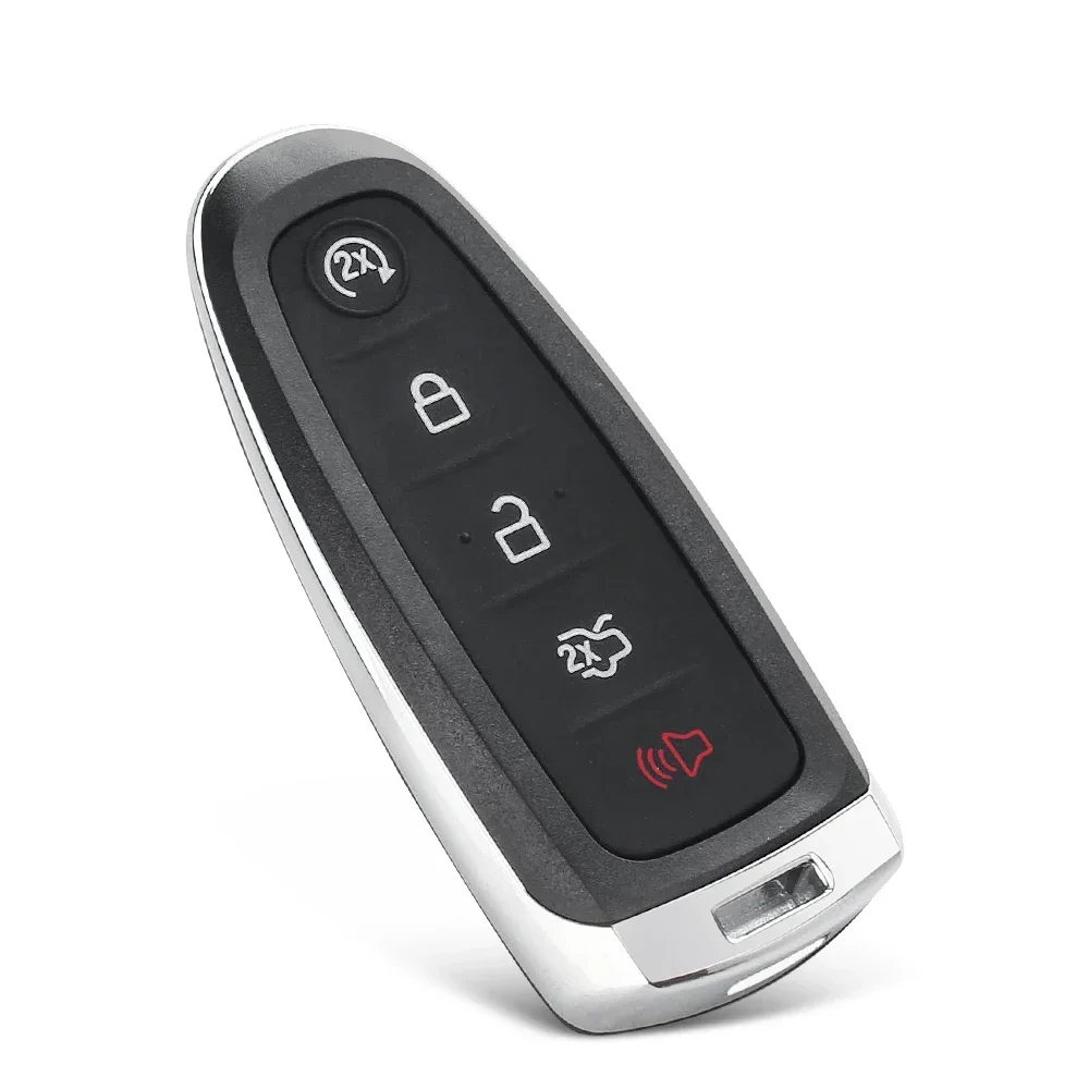 KEYYOU 1 Uds nuevo 5 botones funda para llave de coche Fob para Ford Explorer Edge Escape Flex Taurus FO38 HU101 Blade