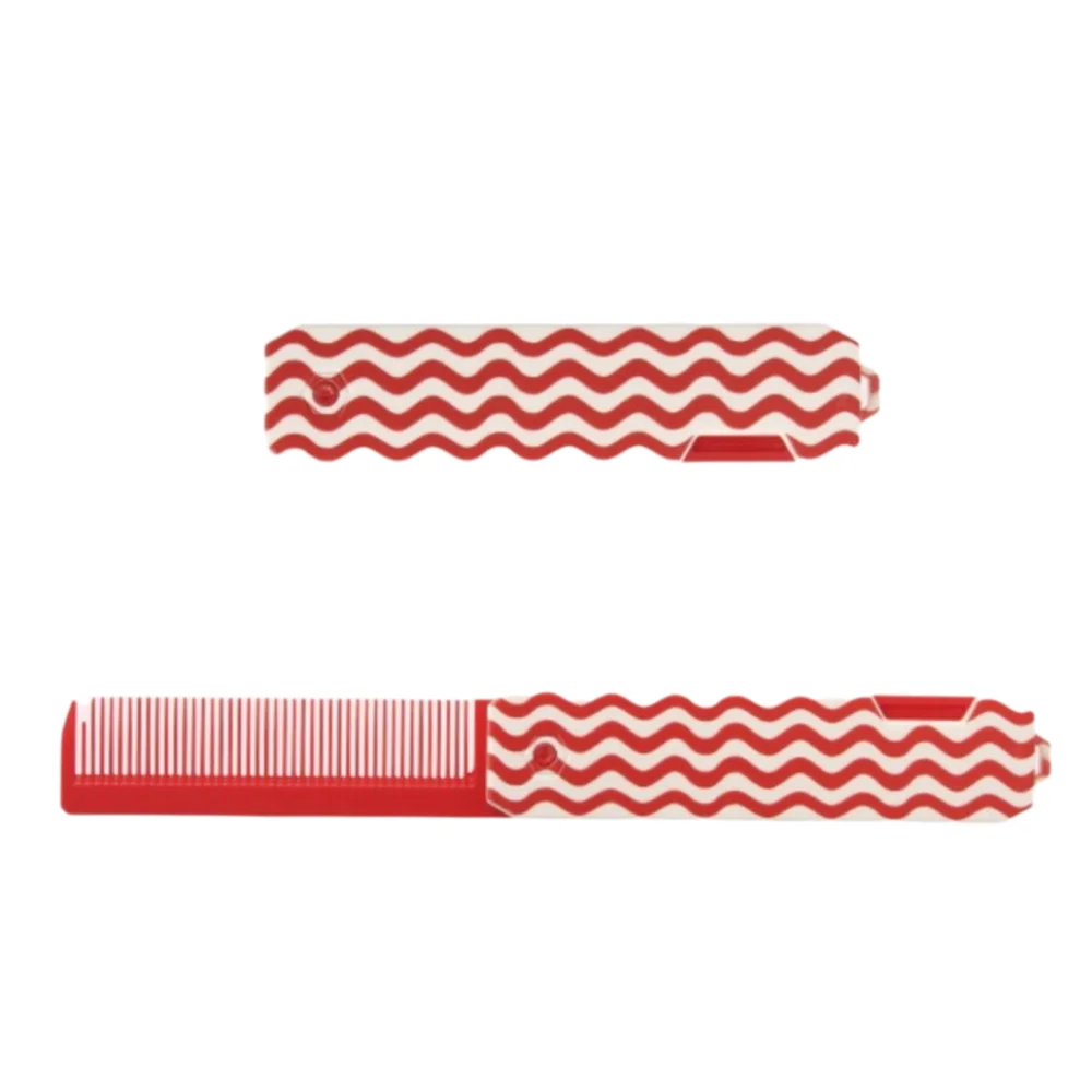 Multifunctional Portable Folding Hair Comb Wide Tooth Hair Brush Men Oil Head Comb Detangling Comb Styling Tools