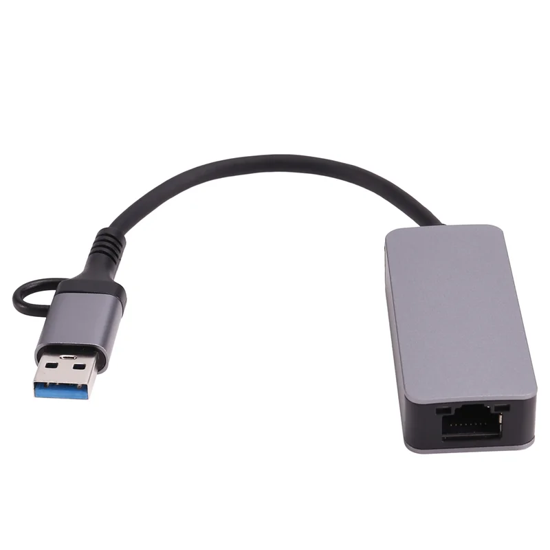 

SB-2.5 Гигабитный Ethernet-адаптер Type-C USB 3.0 к RJ45 LAN 2500 Мбит/с Высокоскоростная сетевая карта 2.5G для ноутбуков NAS