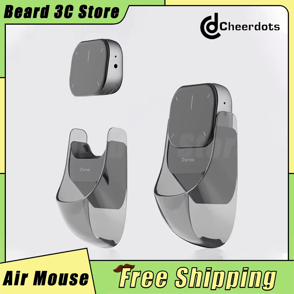 Cheerdots 2 Detachable Air Mouse Wireless Touchpad Laser All-in-one AI Bluetooth Mobile Mouse For Presenter Remote Control