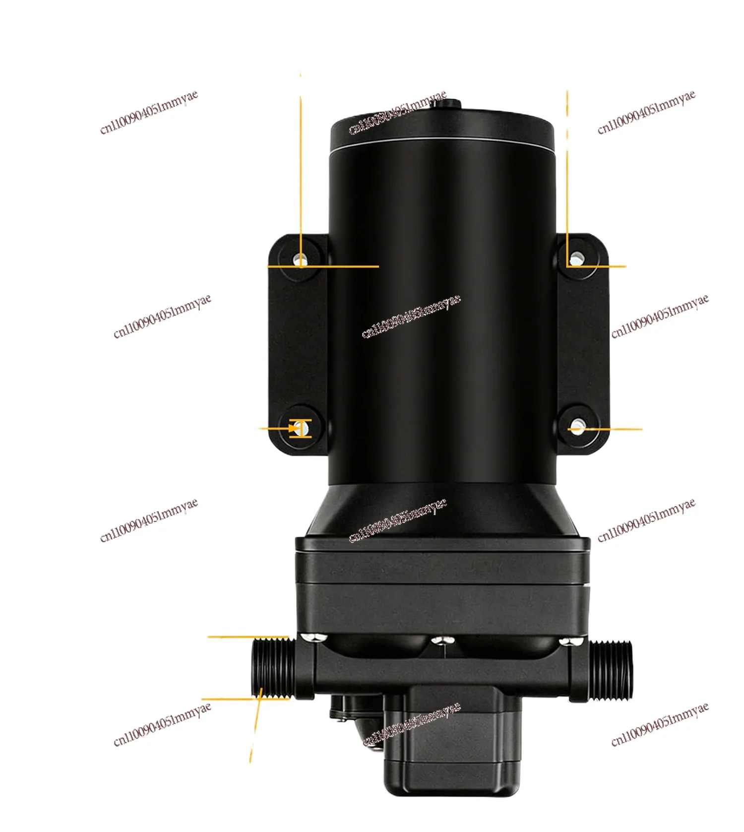 110V DC Four-cavity  Water Pump Low Noise RV Yacht Self-priming Water Booster Pump Compound  Water Pump