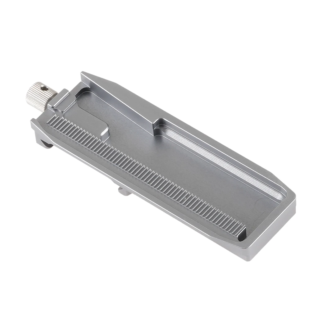 BGNing Metall-Schnellwechselplatte für DJI RS 4 Mini, kompatibel mit Arca-Swiss-Montageplatten, Kamerakäfigen und L-Platten, verstellbar – Detail 10