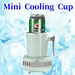 Mini Quick Beer Cooling Cup Ice Maker Machine Fast Cooler Electric Refrigeration Beverage Office Dormitory Home Appliance