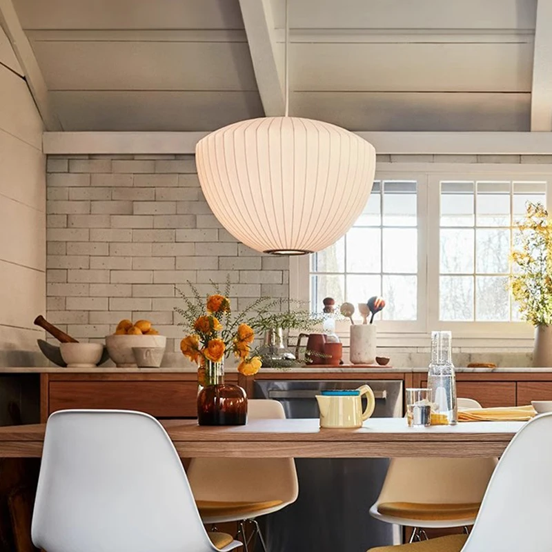 

Japanese Wabi Sabi Pendant Lamps Living Dining Room Bedroom Home Decor Lustre E27 Chandelier Indoor Lighting Droplight Fixtures