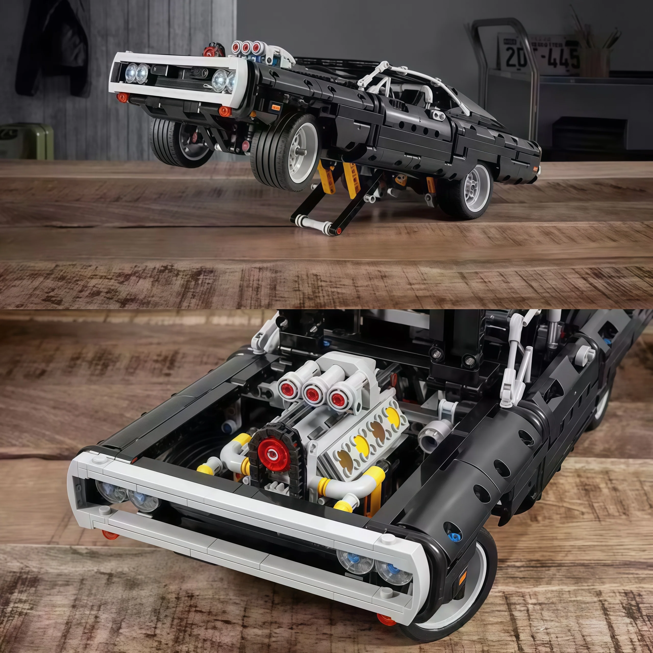 

Техническая модель гоночного автомобиля Dodge Charger из фильма «Форсаж», конструктор, 42111 деталей, игрушки для мальчиков, подарки