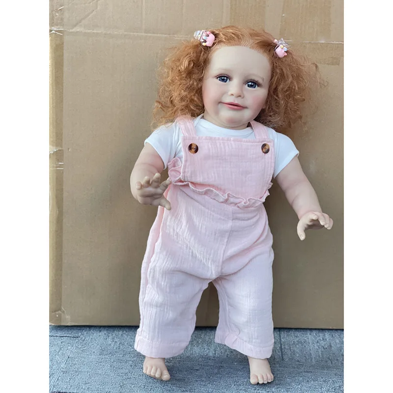 22INCH 55CM Zoe Reborn Toddler Baby Doll Handmade Real Looking Baby Dolls with Visible Veins muñeca Reborn juguetes para niños