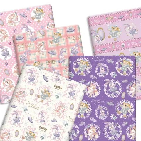 50*145cm Disney Patchwork Polyester 100%cotton fabric for Sewing Quilting Fabrics Home bed sheets DIY Handmade fabric baby dress
