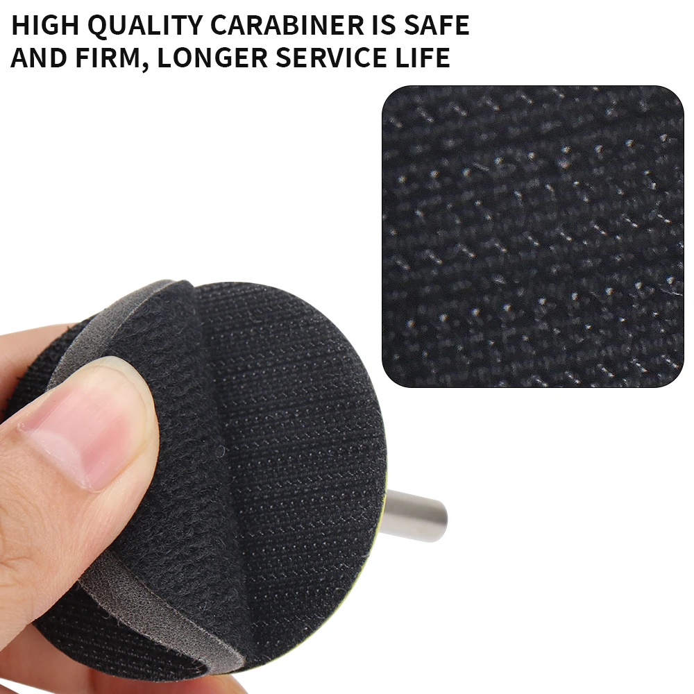 8pcs 3inch Soft Density Interface Pads Hook and Loop Sponge Cushion Buffer Backing Pad Protection Sanding Disc Backing Pad