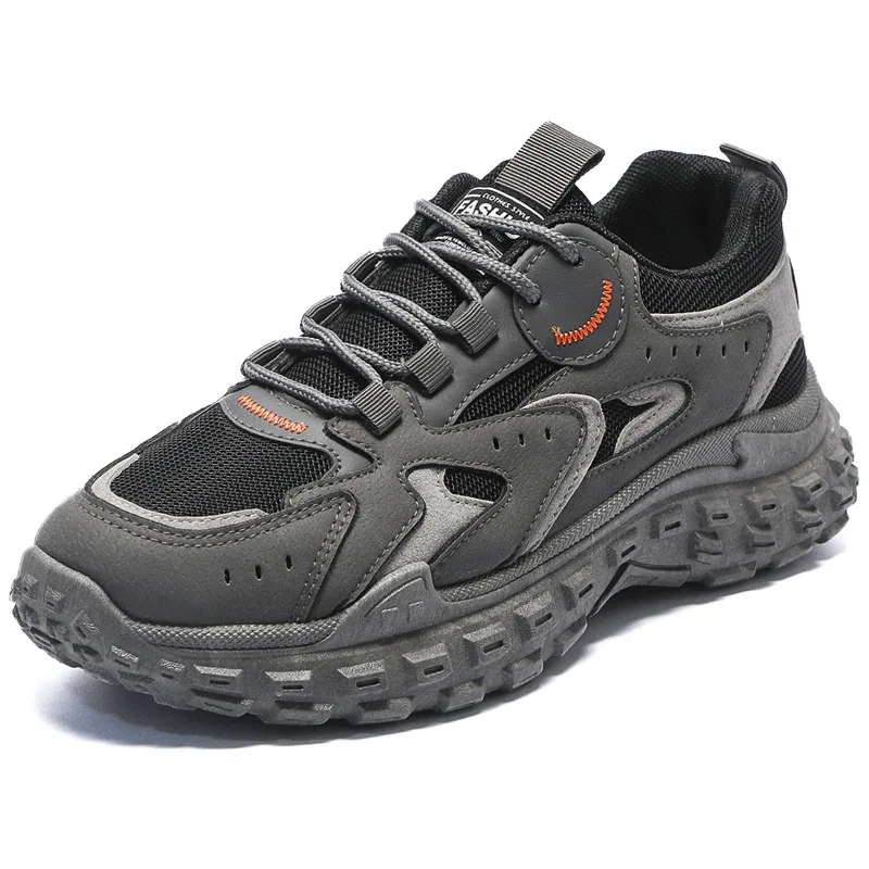 Zapatillas deportivas de malla transpirable para hombre, calzado antideslizante, resistente al desgaste, para correr, novedad de 2024