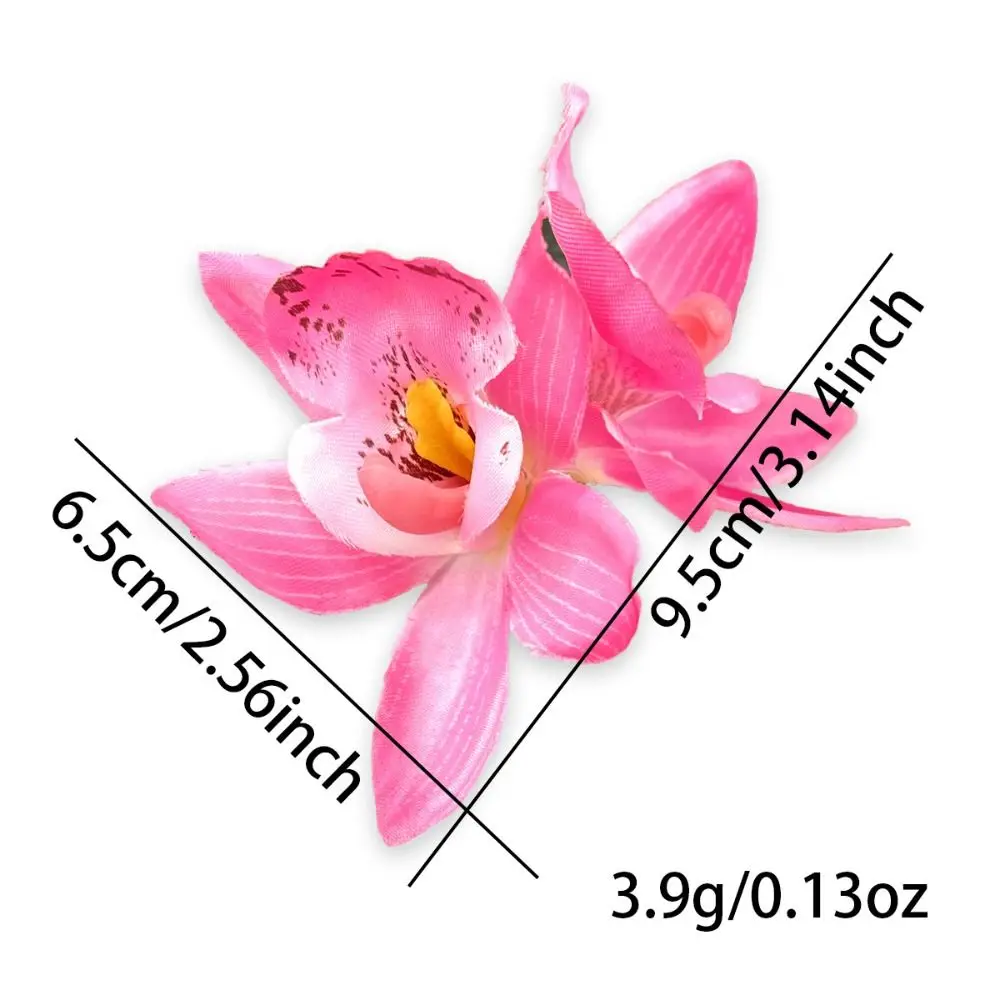 زهرة محاكاة زهرة مشبك شعر القماش المشابك السحلية منقار البط كليب ذيل حصان كليب إكسسوارات الشعر دبابيس الشعر الكورية نمط