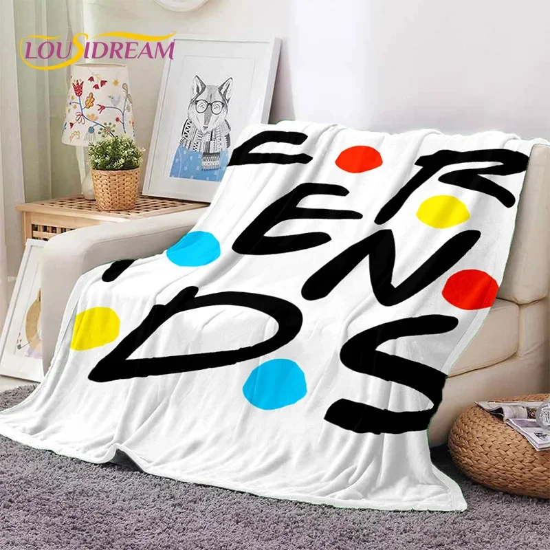 Latest Friends Classics TV 3D Soft Flannel Blanket for Beds Bedroom Sofa Picnic,Throw Blanket for Cover Outdoor Leisure Kid Gift