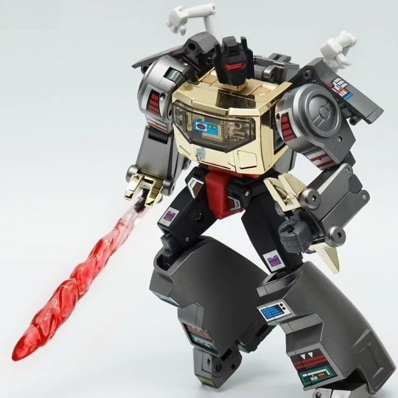 재고 있음 변신 장난감 MINI-09 MINI-09B MINI09-C 메탈릭 공룡 가동 로봇 모델 소형 장난감 선물 컬렉션