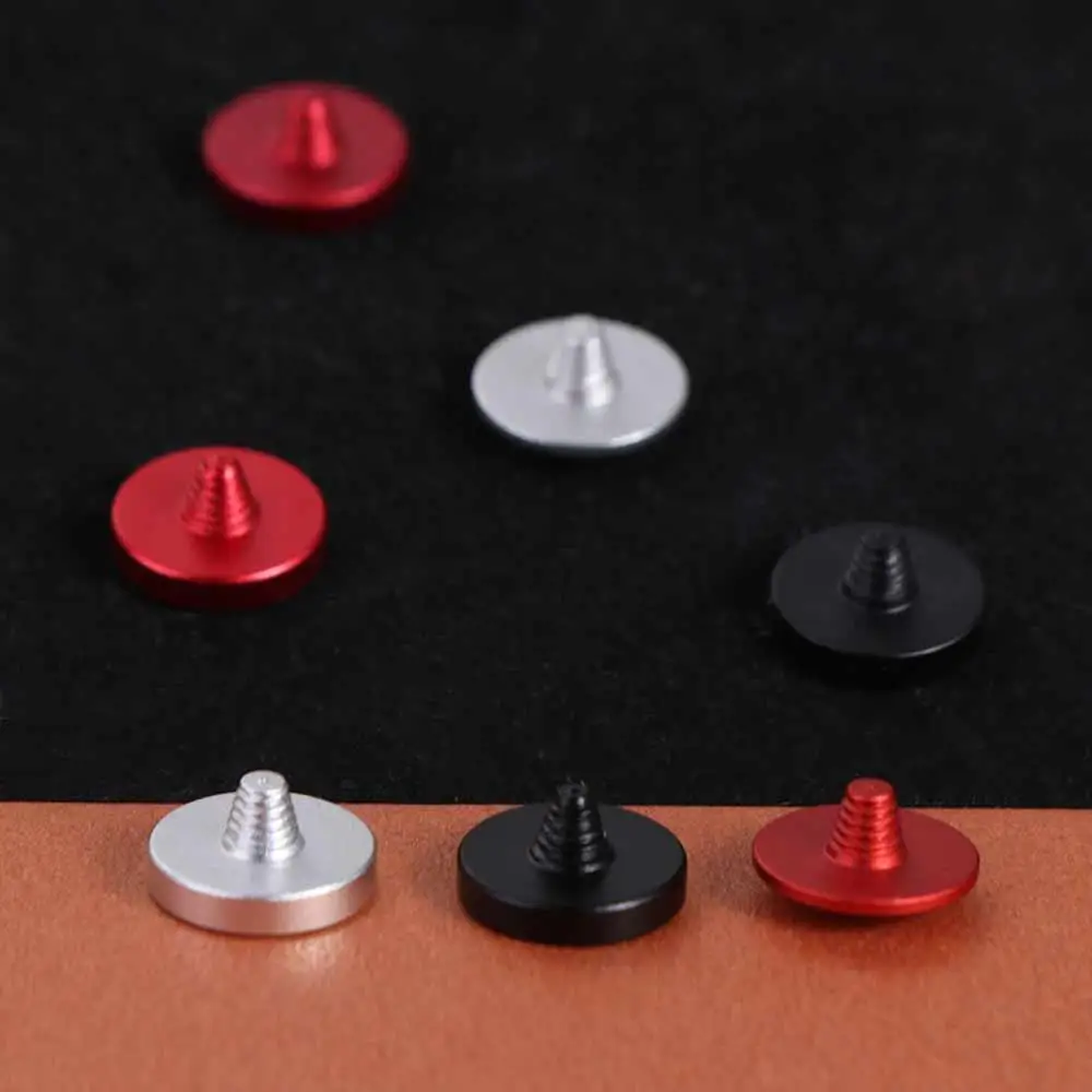 

Flat Convex Concave Camera Shutter Button Black Red Silver SLR DSLR Shutter Release Button Aluminum Metal Camera Triggers