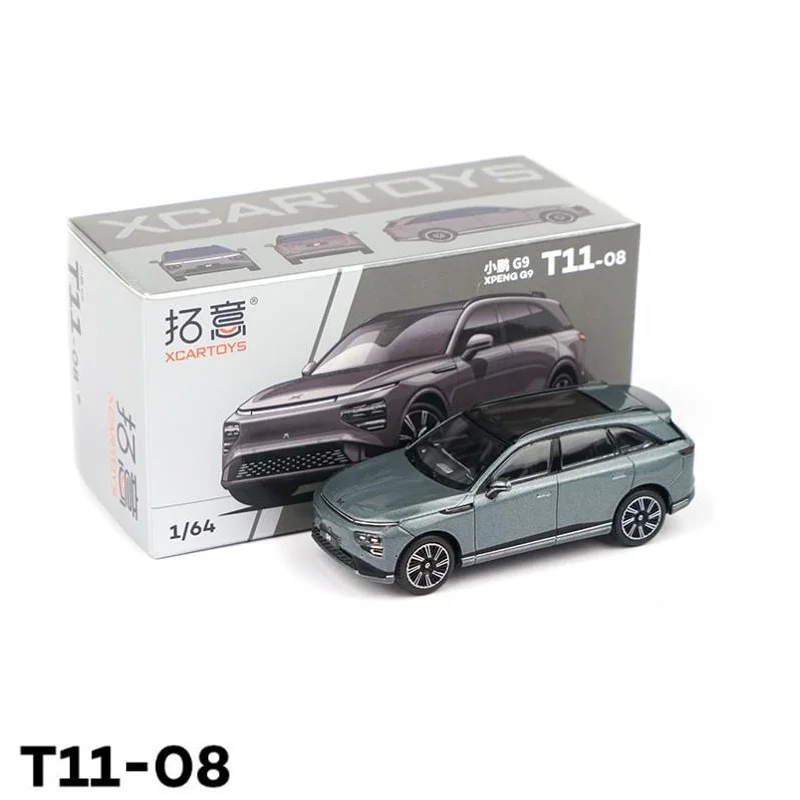 Xcartoys 1:64 X-peng G9 T11-08 Gray Alloy Simulation Model Car