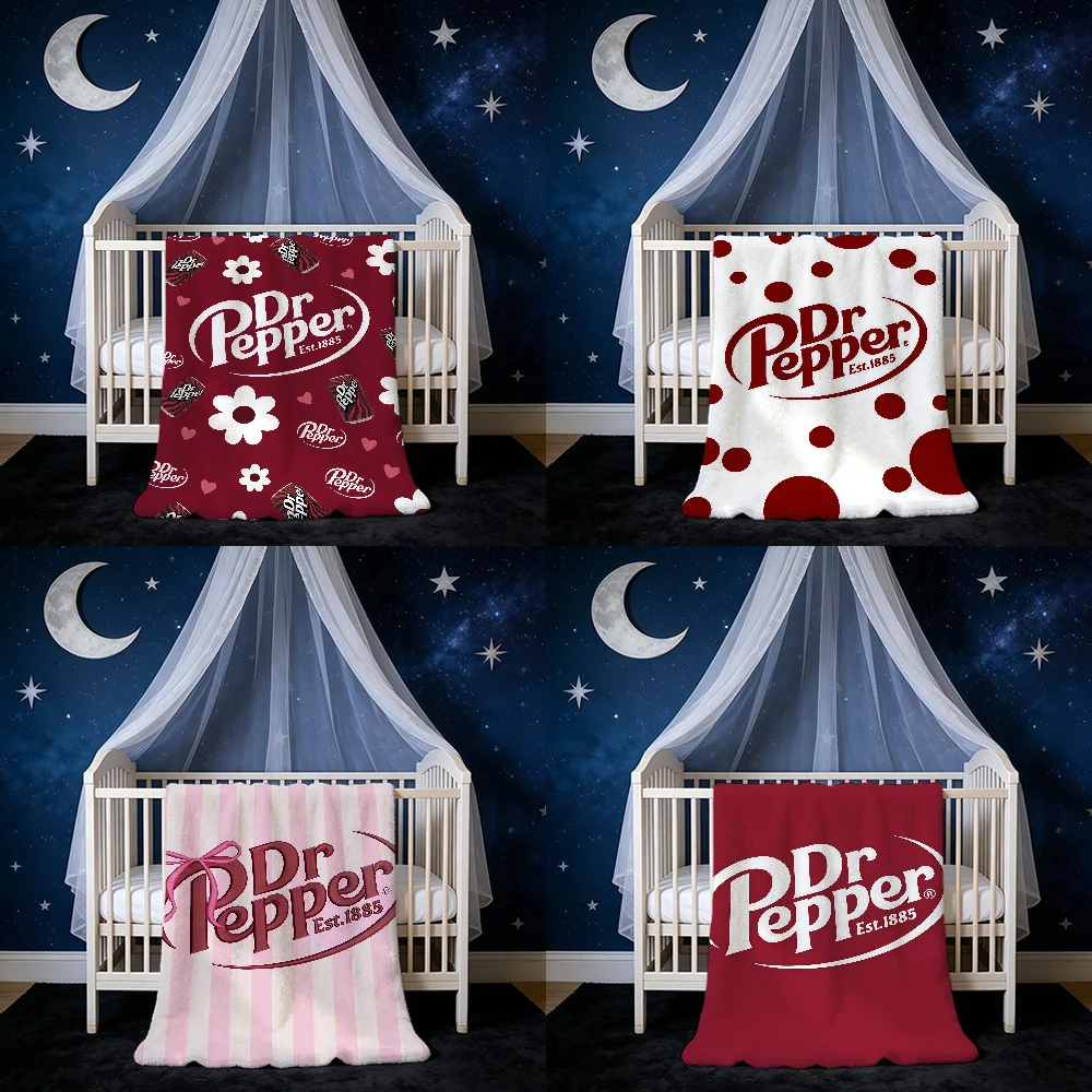 D-Dr P-Pepper Fashion Logo Blanket Blanket for Home Bedroom Bed Sofa Picnic Travel Office Cover Blanket Kids