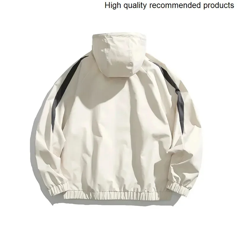 

Streetwear 2025 Spring Men's Japanese Outdoor Fashion Loose Pullover Hooded Bomber Jacket Cityboy Oversize Hoody Coat Hoodies
