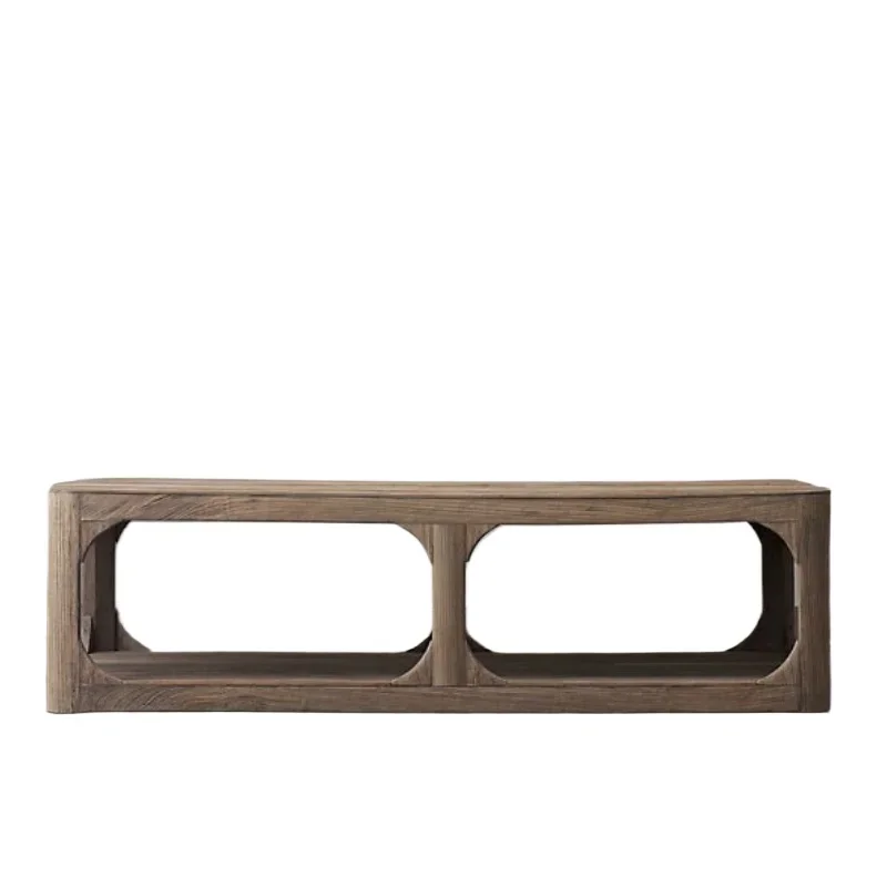 

British classical solid wood coffee table Nordic simple tea table American country retro furniture modern coffee table
