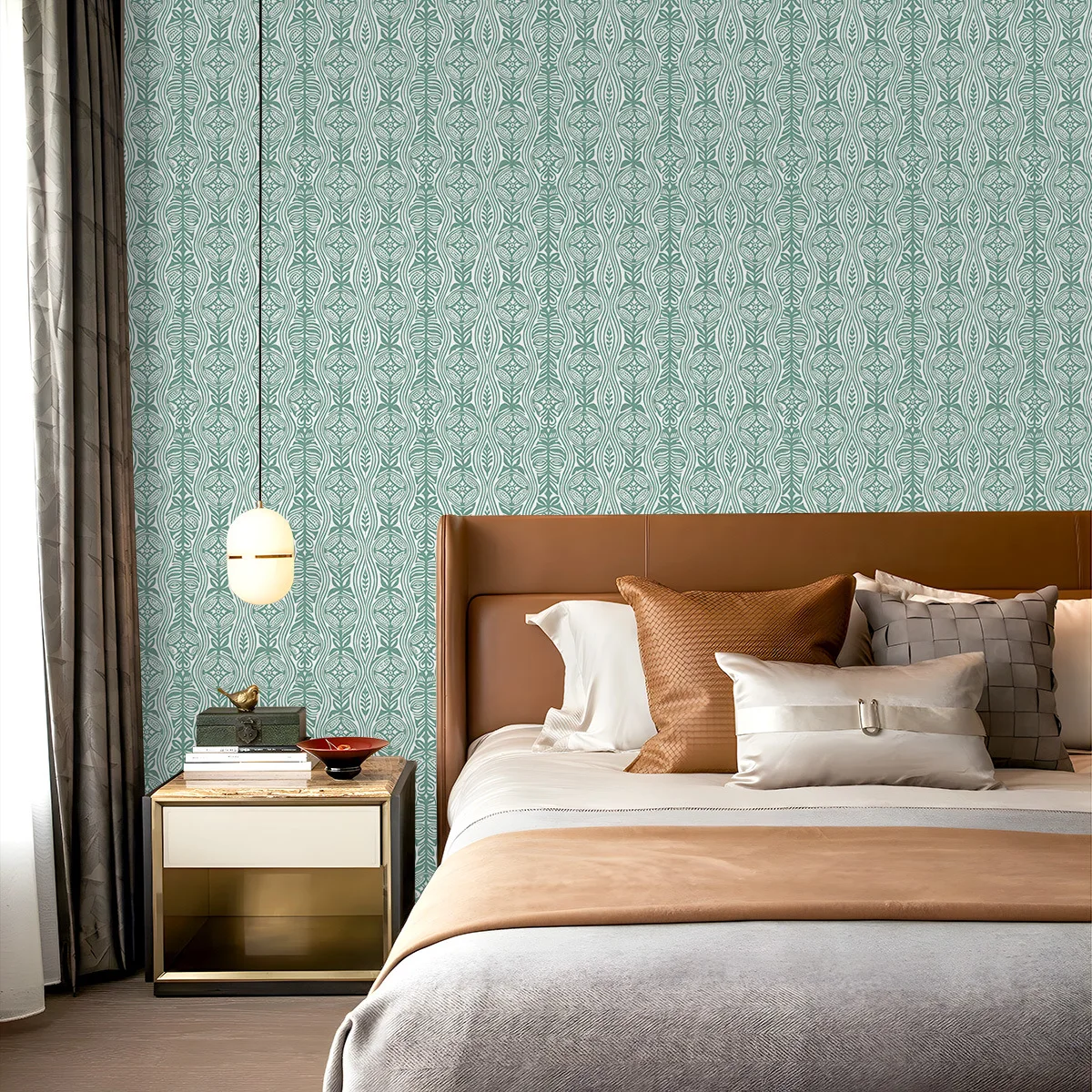 

Богемные наклейки на стену, утолщенные самоклеящиеся обои для гостиной, спальни, изголовья кровати, водонепроницаемые ПВХ