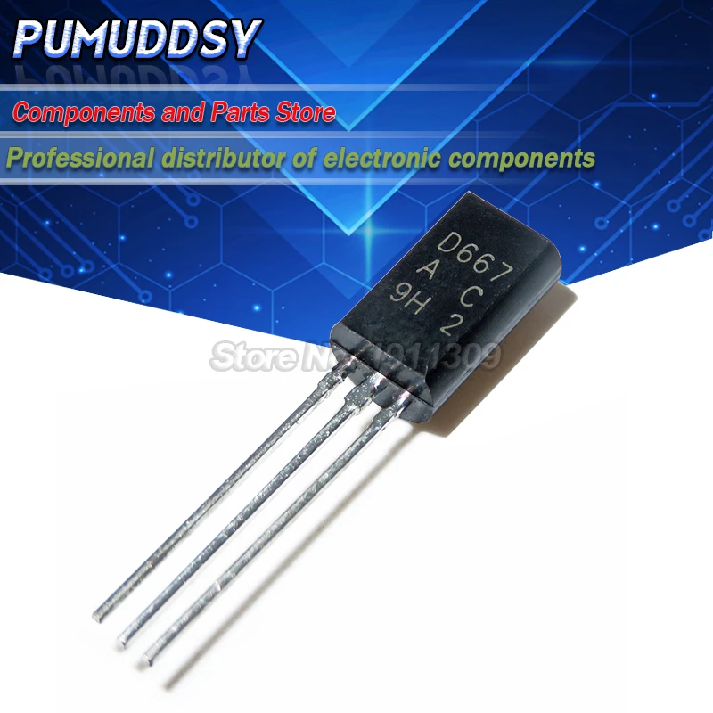 50PCS 2SD667 D667 TO-92L TO92 Transistors IC