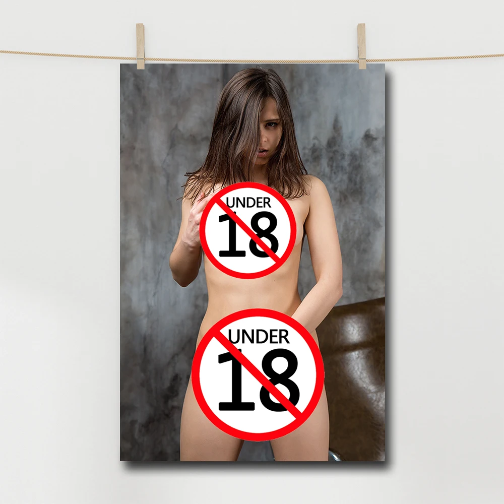 Uncensored Sexy Girl Naked Woman Pussy Picture Canvas Printings Art Posters Modern Painting for Bedroom Home Wall Decor