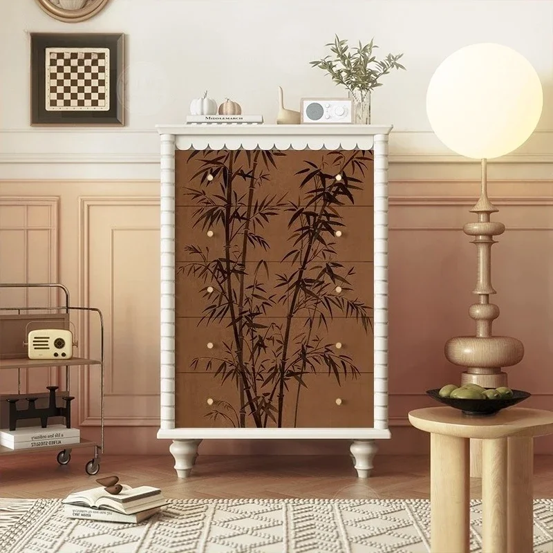 

Декоративный шкаф из массива дерева, роскошный художественный шкаф для хранения вещей