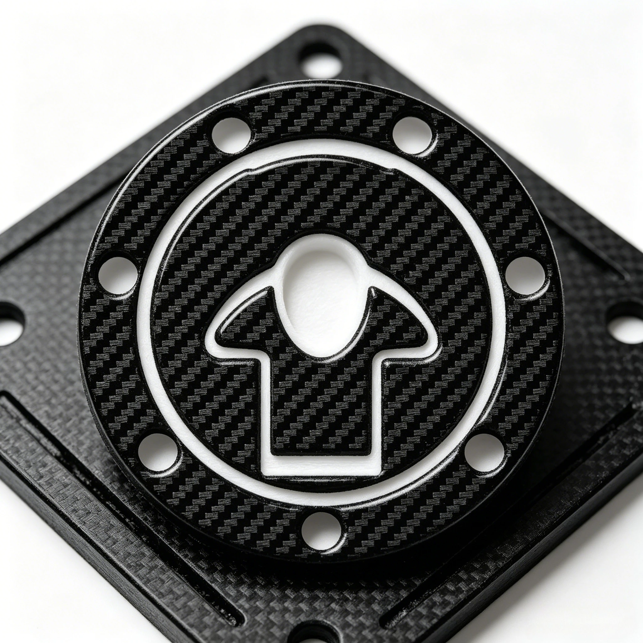 

Motorcycle Tank Fuel Cap Protection Sticker for Kawasaki Models Up To 1999 (7 Holes)